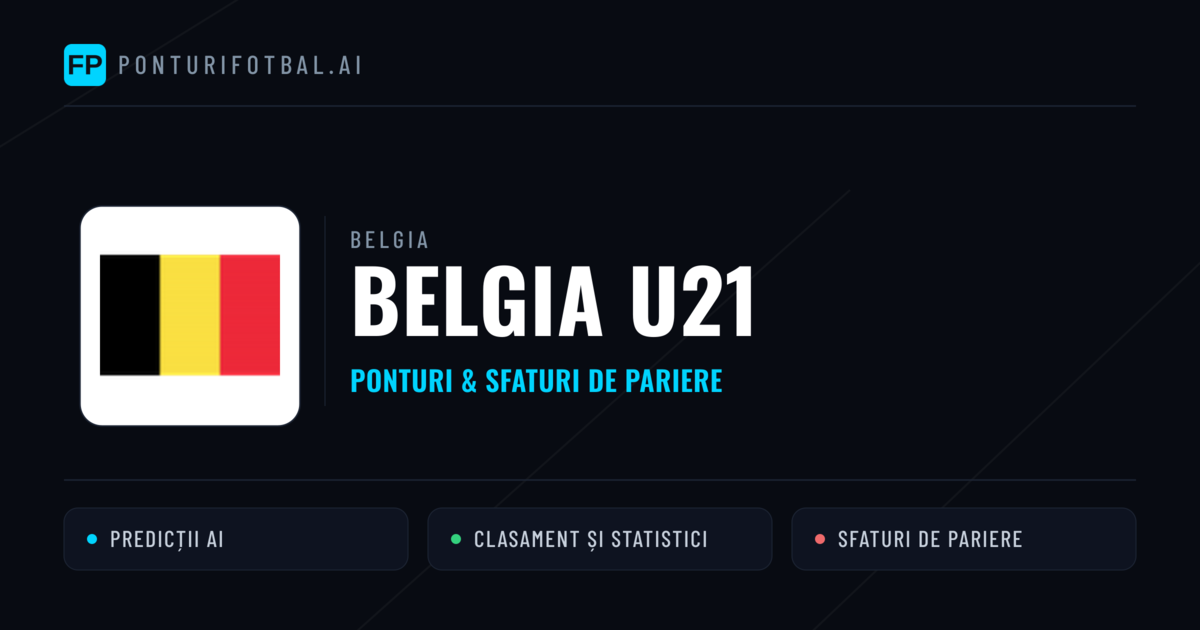 Belgia U21 Ponturi și statistici