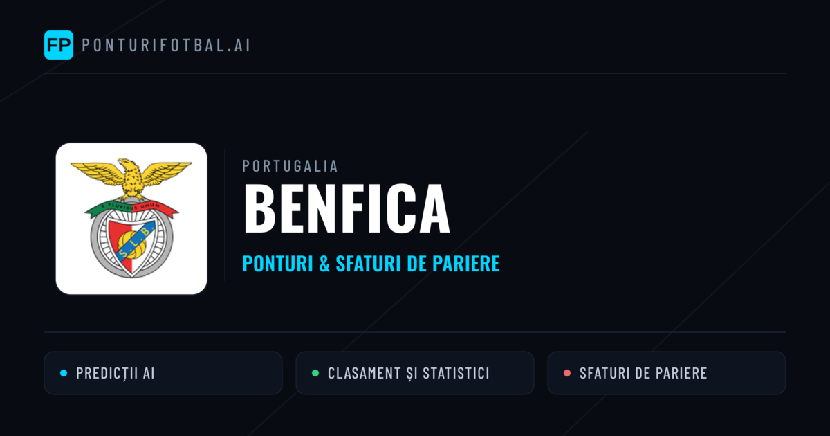 Benfica Ponturi și statistici