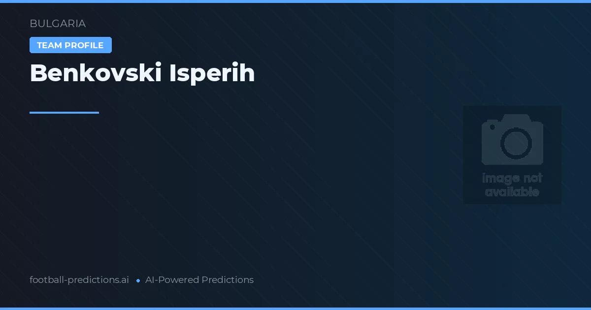 Benkovski Isperih Ponturi și statistici