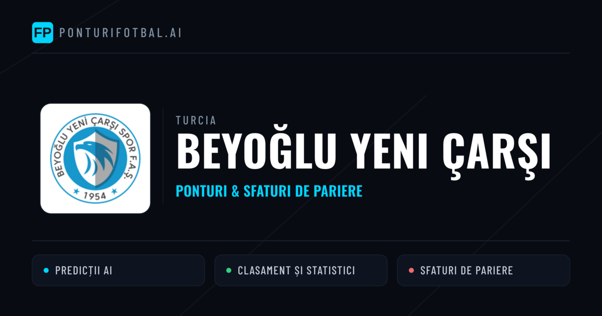 Beyoğlu Yeni Çarşı Ponturi și statistici
