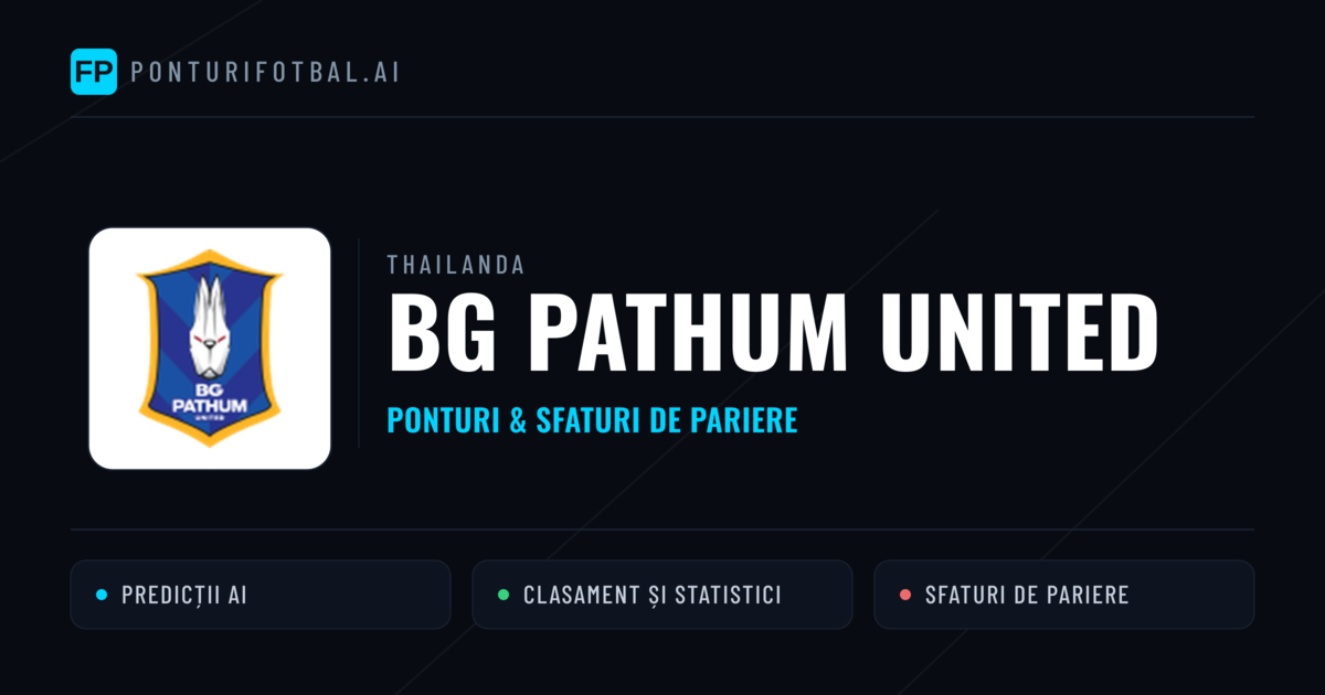 BG Pathum United Ponturi și statistici