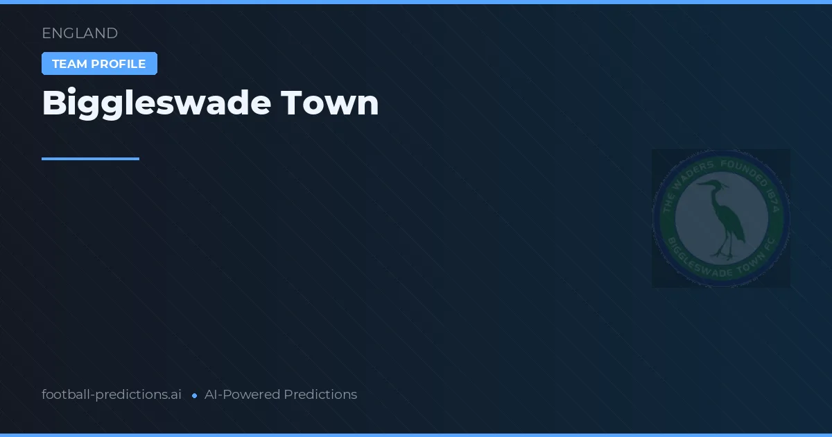 Biggleswade Town Ponturi și statistici