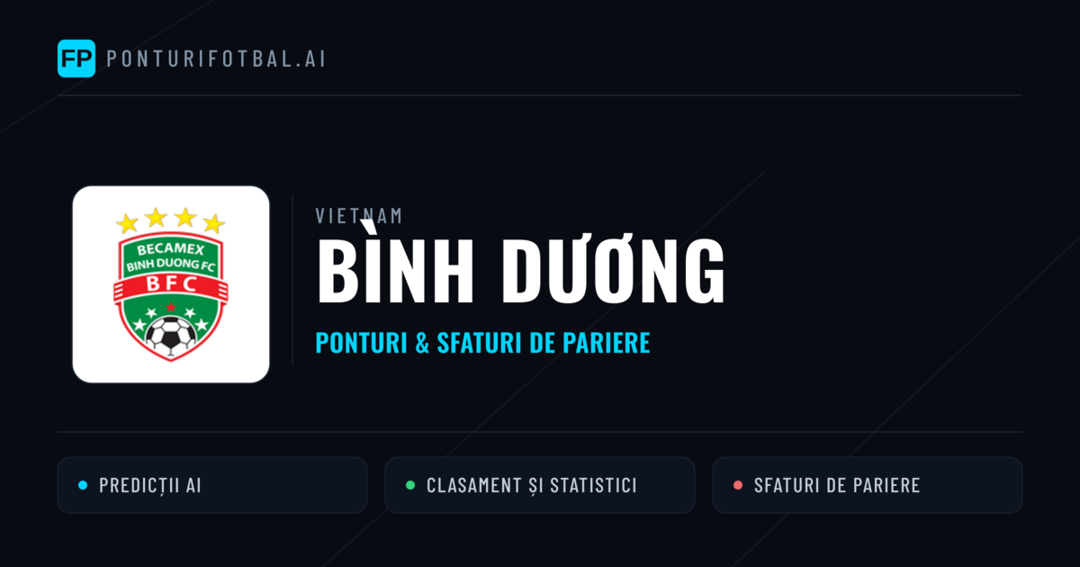 Bình Dương Ponturi și statistici