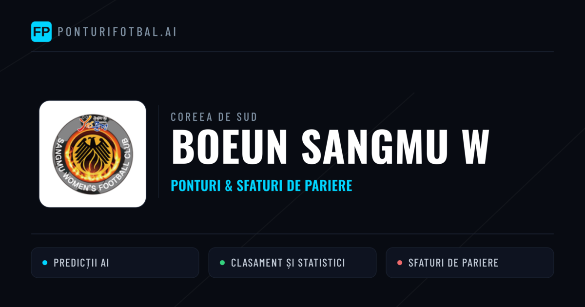 Boeun Sangmu W Ponturi și statistici