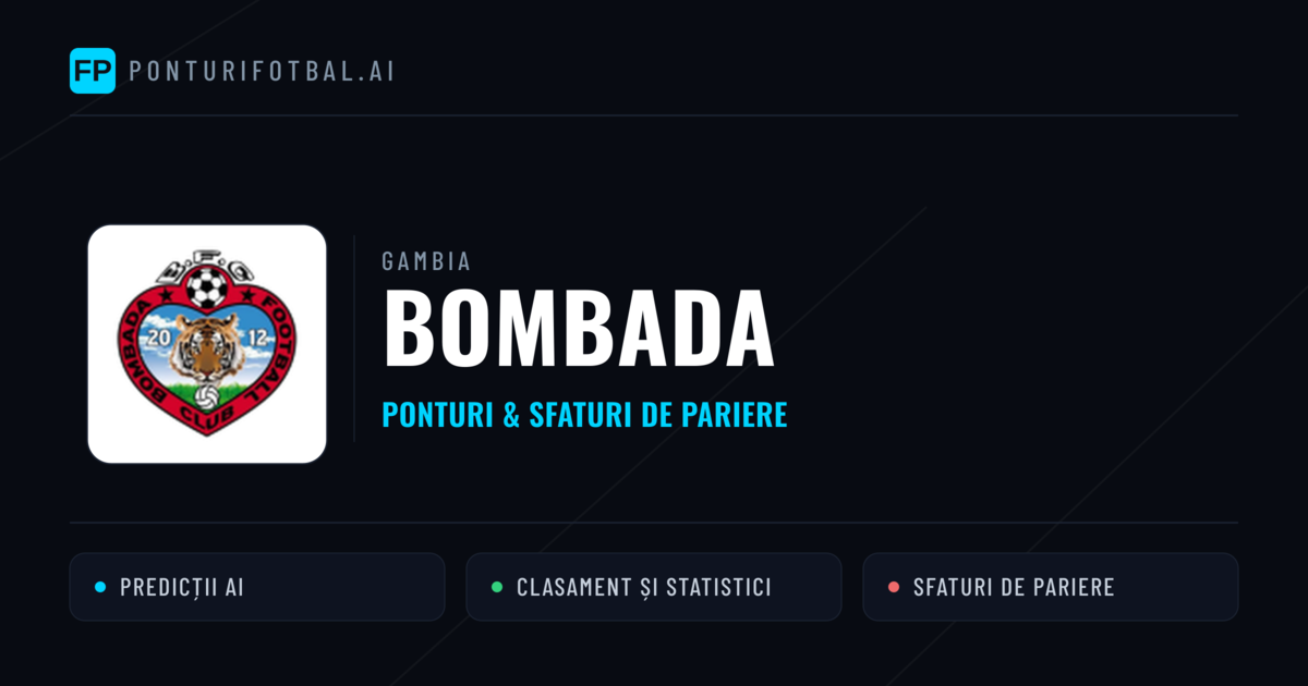 Bombada Ponturi și statistici