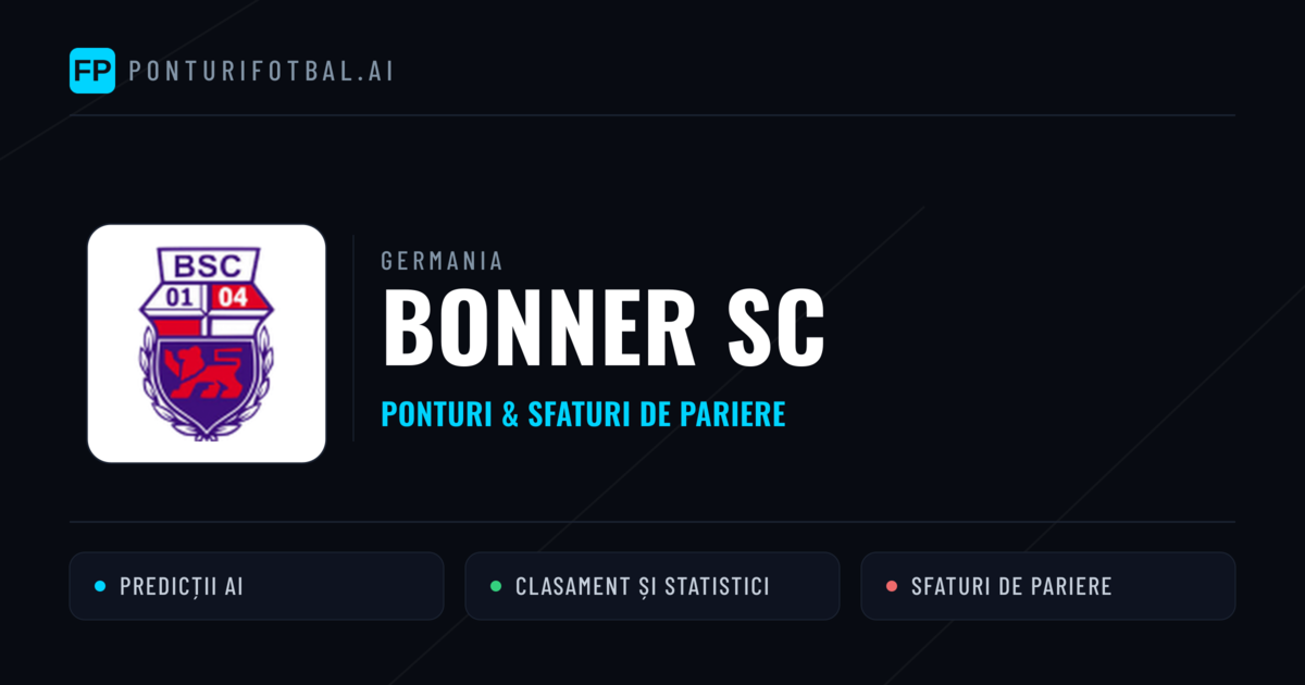 Bonner SC Ponturi și statistici