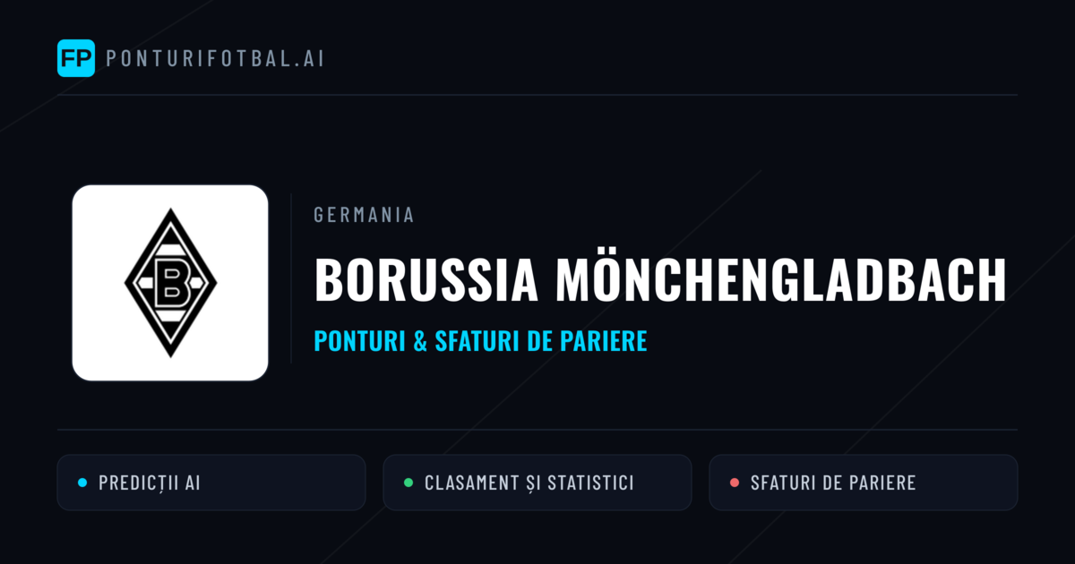 Borussia Mönchengladbach Ponturi și statistici