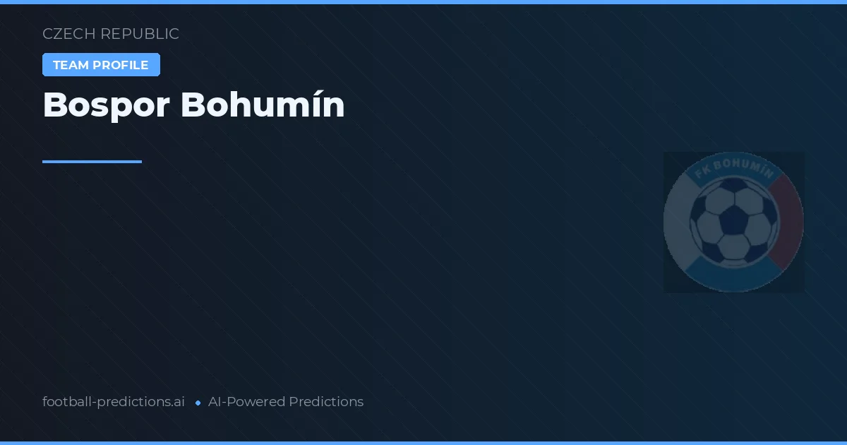 Bospor Bohumín Ponturi și statistici