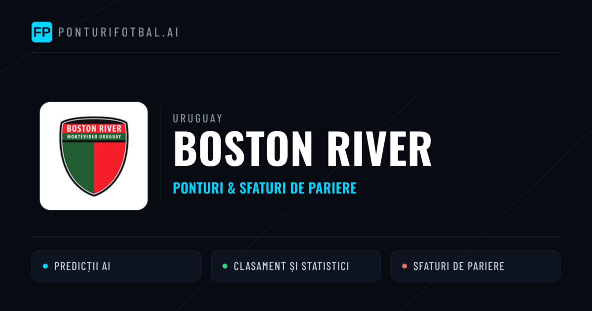 Boston River Ponturi și statistici