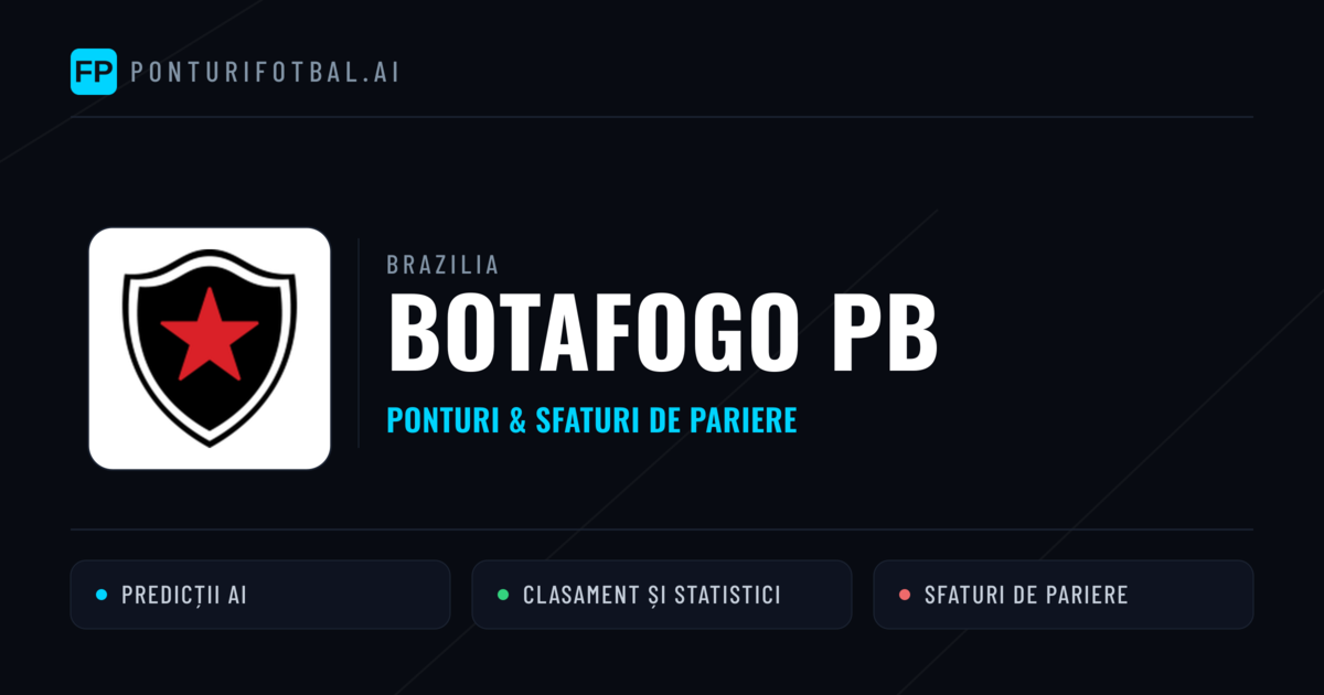 Botafogo PB Ponturi și statistici
