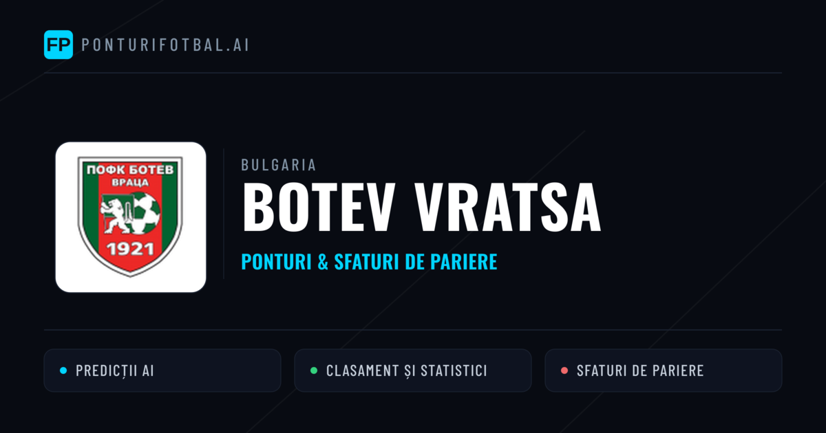 Botev Vratsa Ponturi și statistici