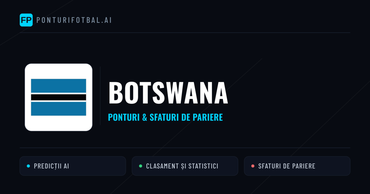 Botswana Ponturi și statistici