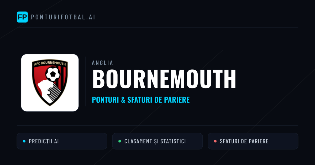 Bournemouth Ponturi și statistici
