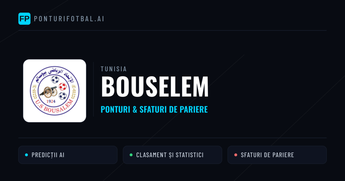 Bouselem Ponturi și statistici
