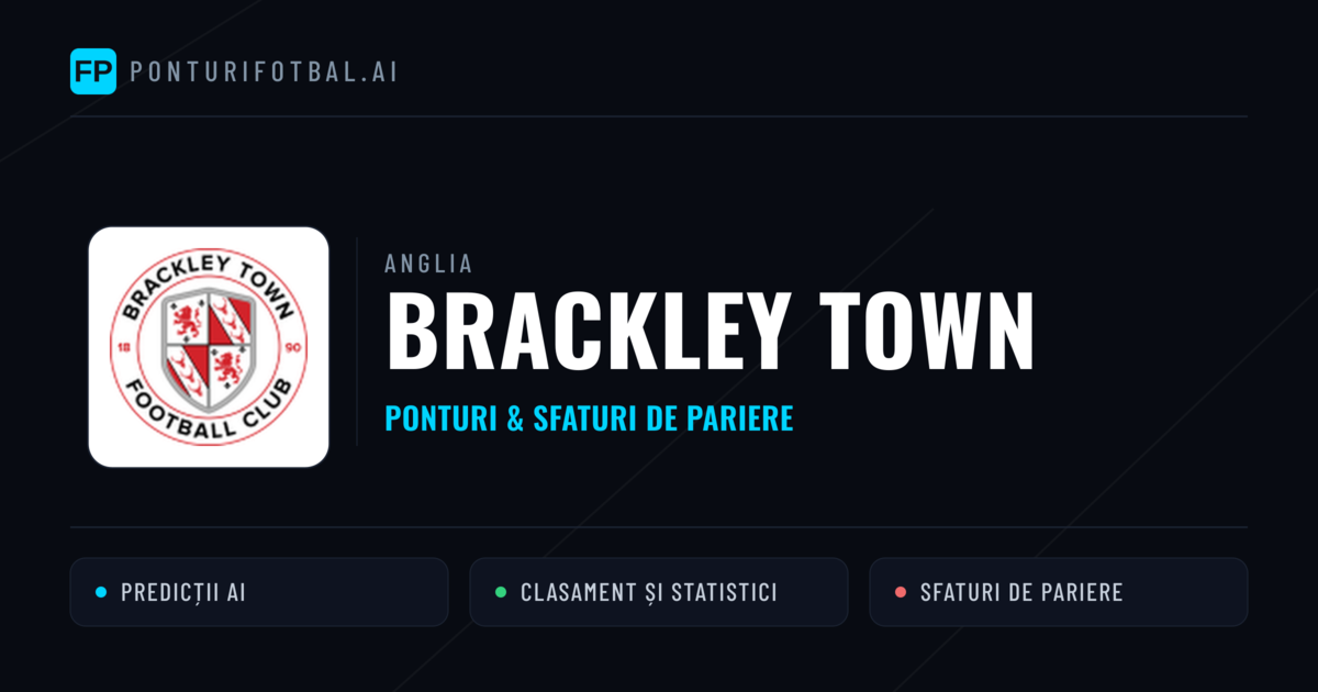 Brackley Town Ponturi și statistici