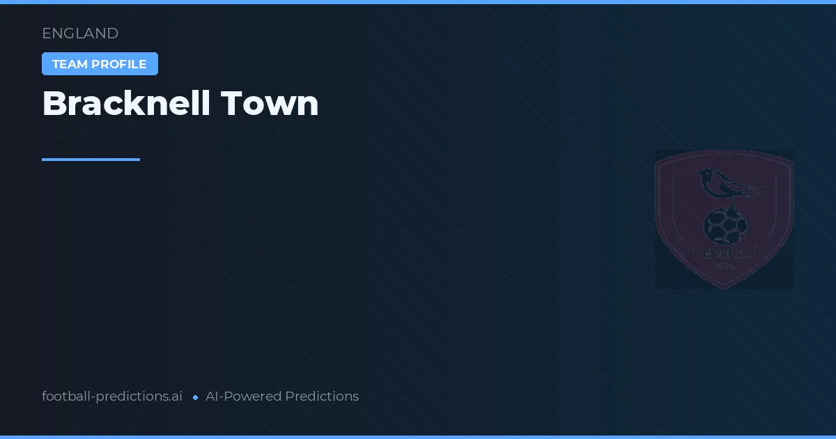 Bracknell Town Ponturi și statistici