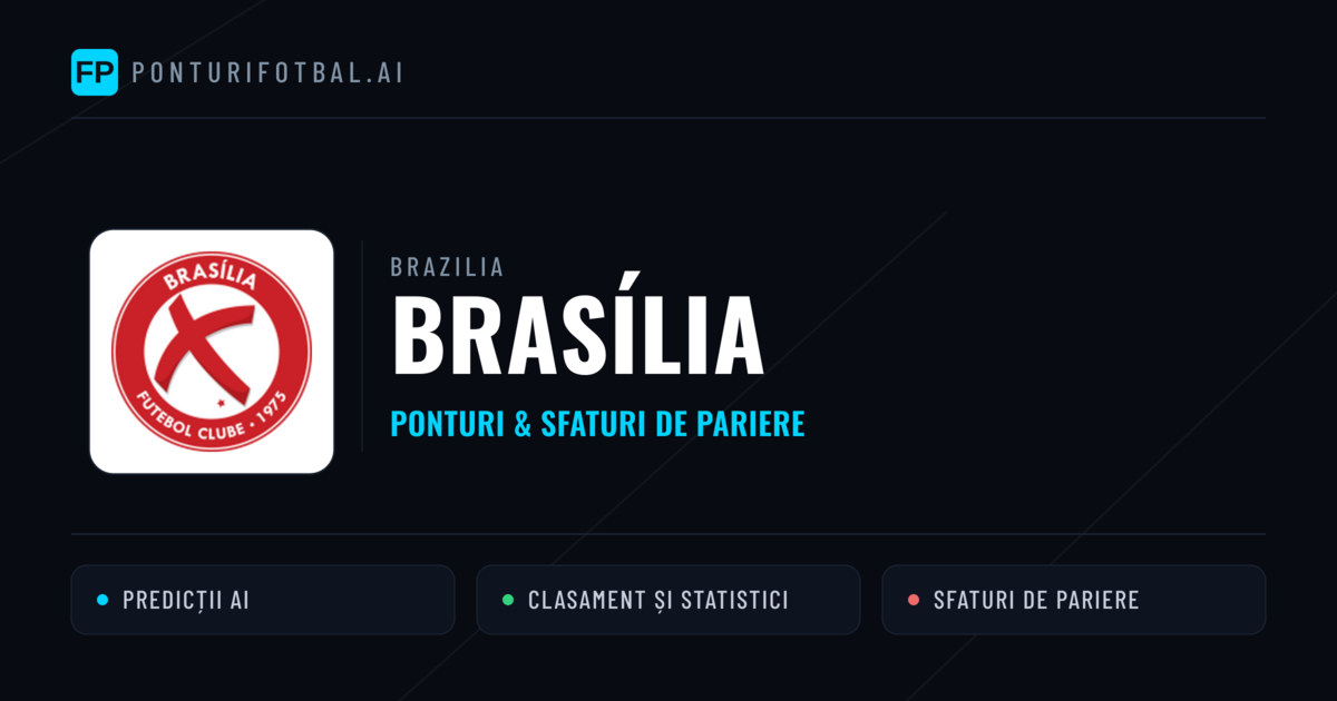 Brasília Ponturi și statistici