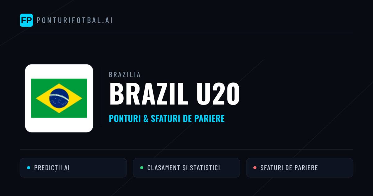 Brazil U20 Ponturi și statistici