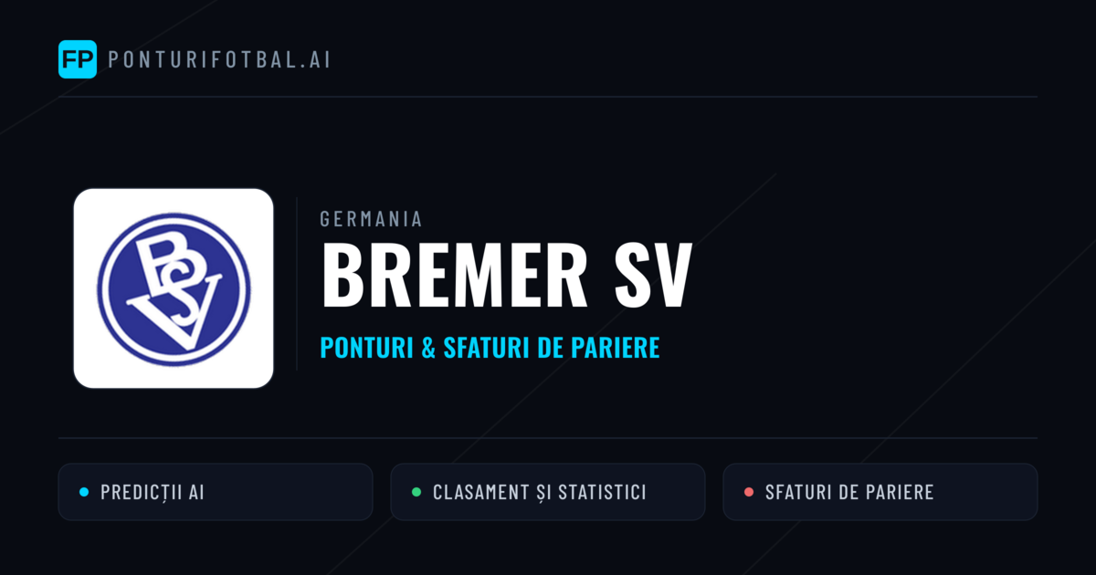 Bremer SV Ponturi și statistici