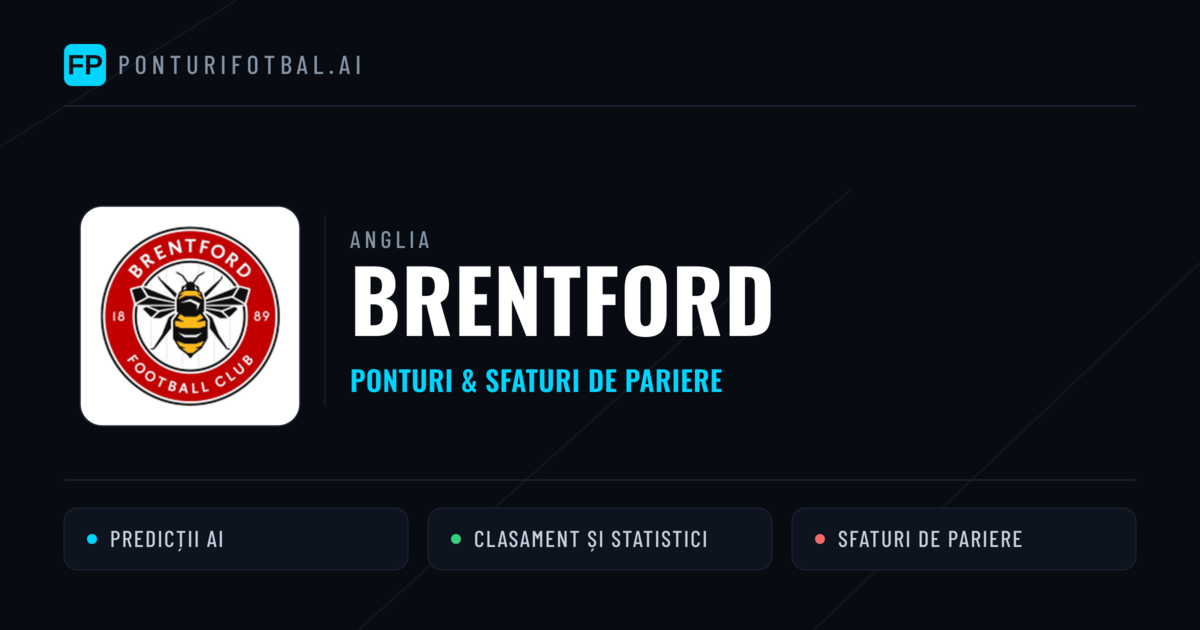 Brentford Ponturi și statistici