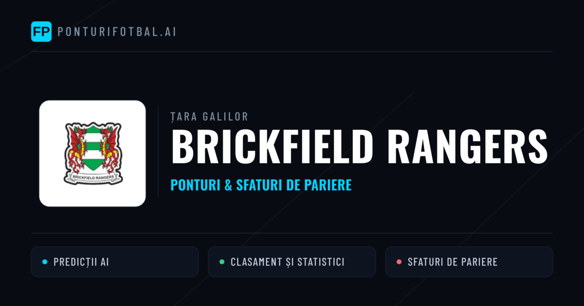 Brickfield Rangers Ponturi și statistici