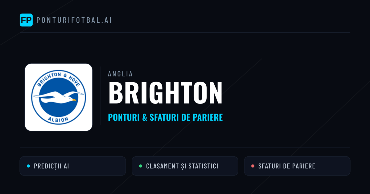 Brighton Ponturi și statistici