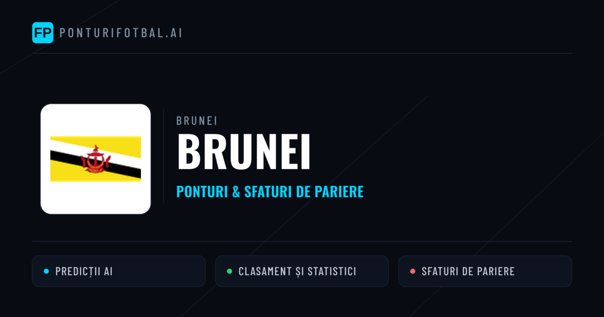 Brunei Ponturi și statistici