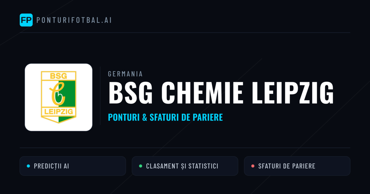 BSG Chemie Leipzig Ponturi și statistici