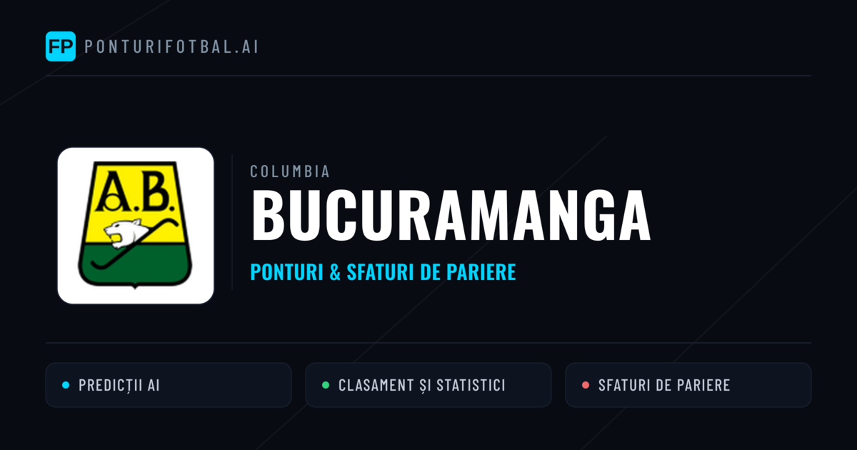 Bucuramanga Ponturi și statistici