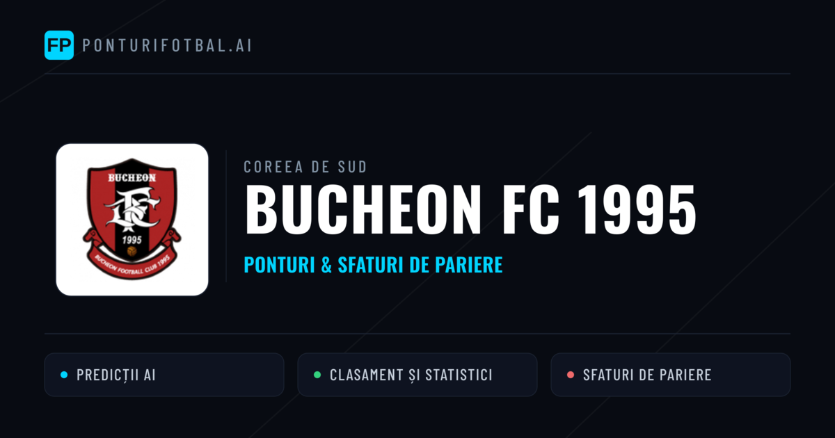 Bucheon FC 1995 Ponturi și statistici
