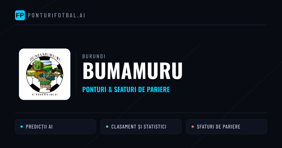 Bumamuru Ponturi și statistici