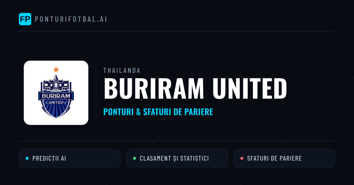 Buriram United Ponturi și statistici