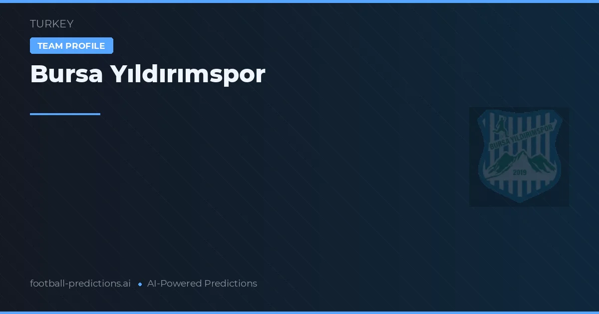 Bursa Yıldırımspor Ponturi și statistici