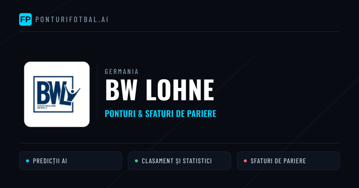 BW Lohne Ponturi și statistici