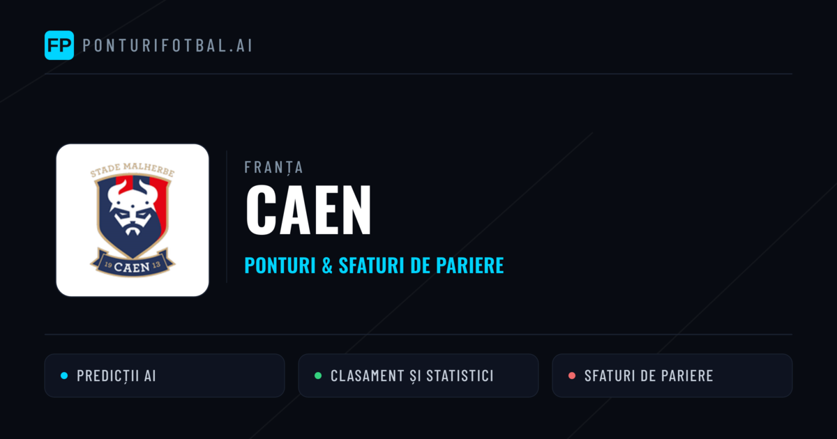 Caen Ponturi și statistici