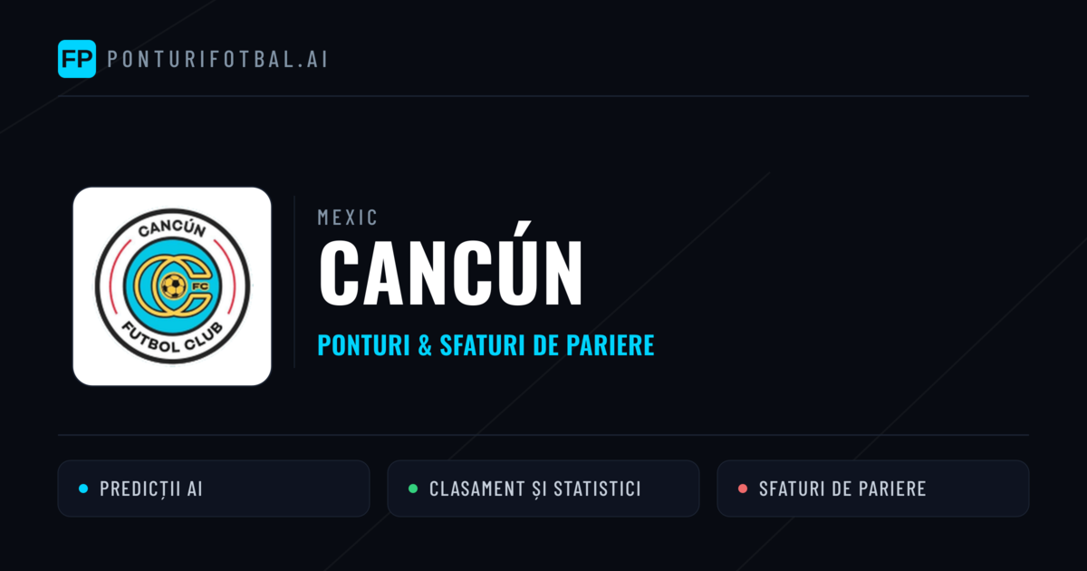 Cancún Ponturi și statistici