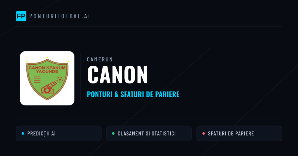 Canon Ponturi și statistici