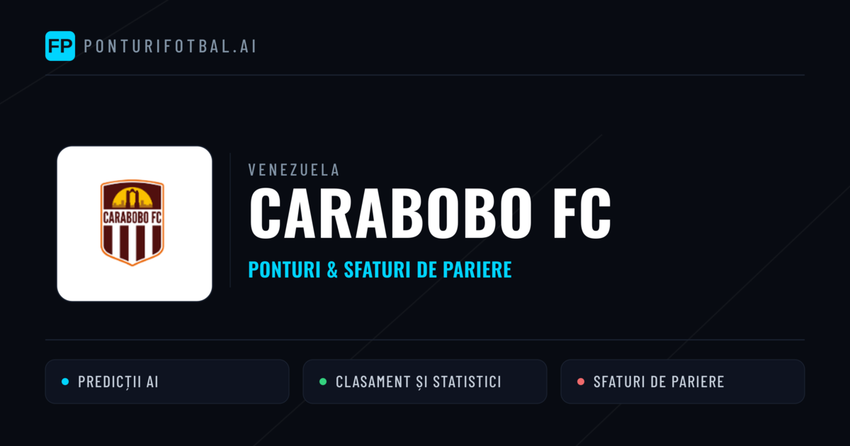 Carabobo FC Ponturi și statistici