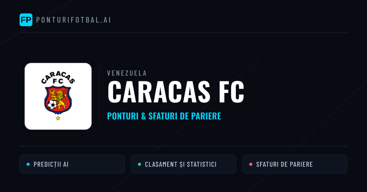 Caracas FC Ponturi și statistici
