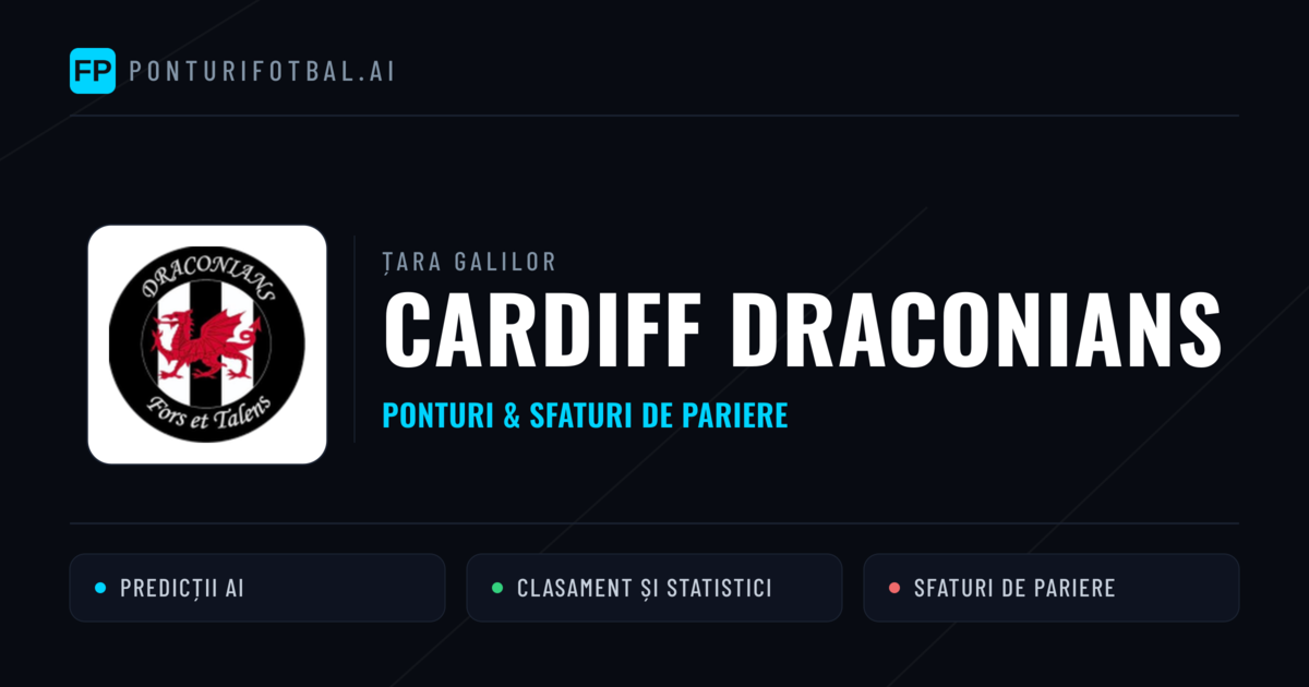 Cardiff Draconians Ponturi și statistici