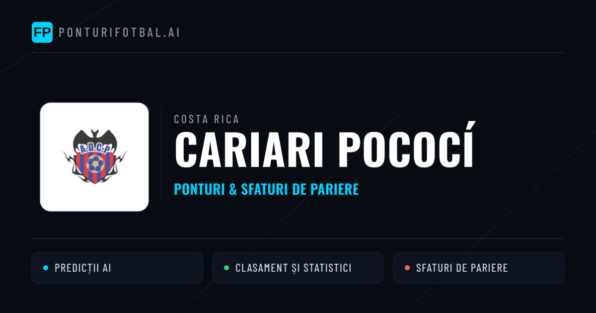 Cariari Pococí Ponturi și statistici