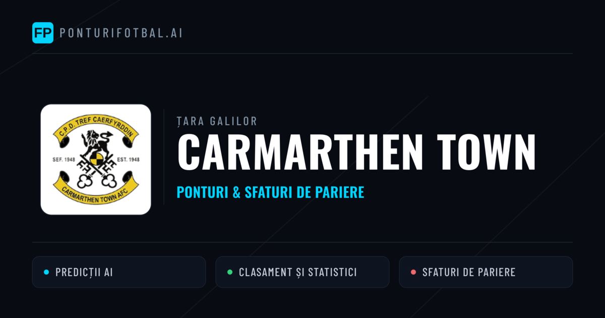 Carmarthen Town Ponturi și statistici