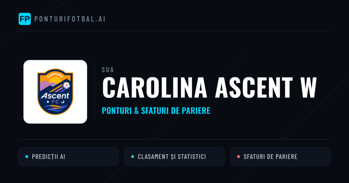 Carolina Ascent W Ponturi și statistici