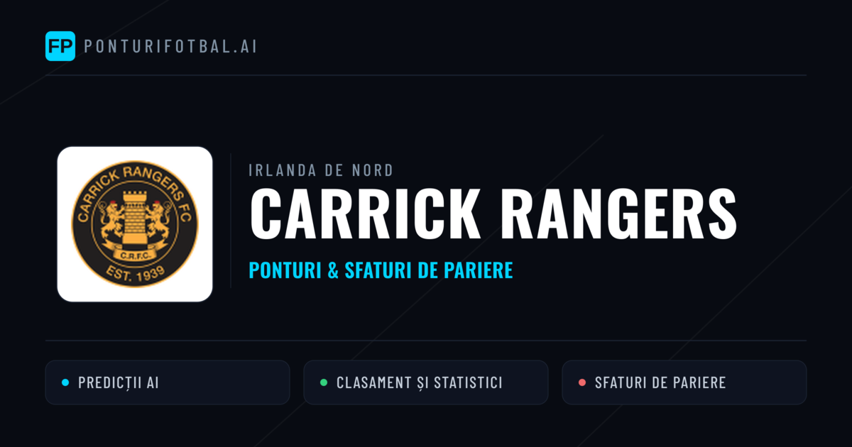 Carrick Rangers Ponturi și statistici