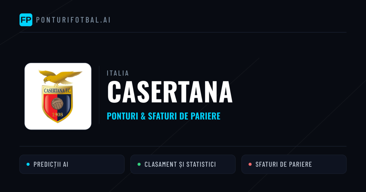 Casertana Ponturi și statistici