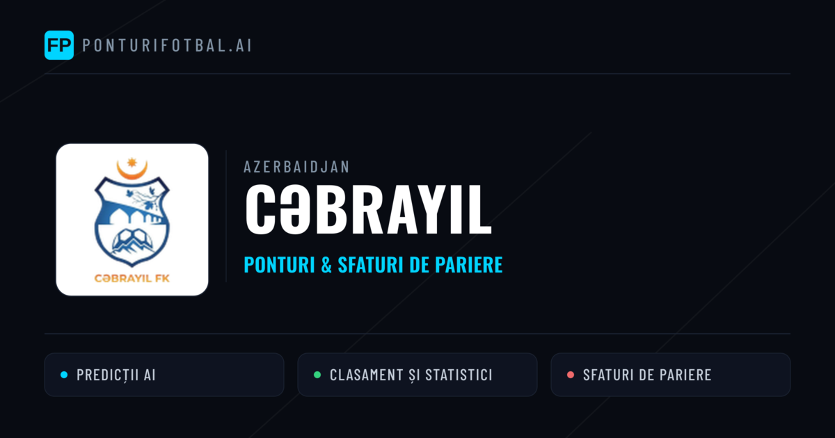 Cəbrayıl Ponturi și statistici