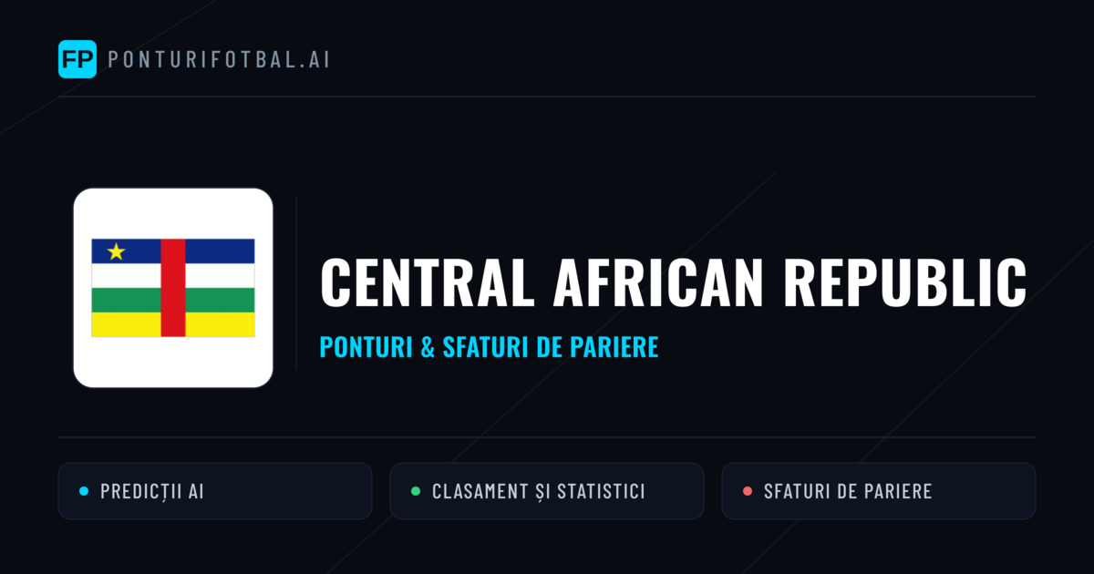Central African Republic Ponturi și statistici