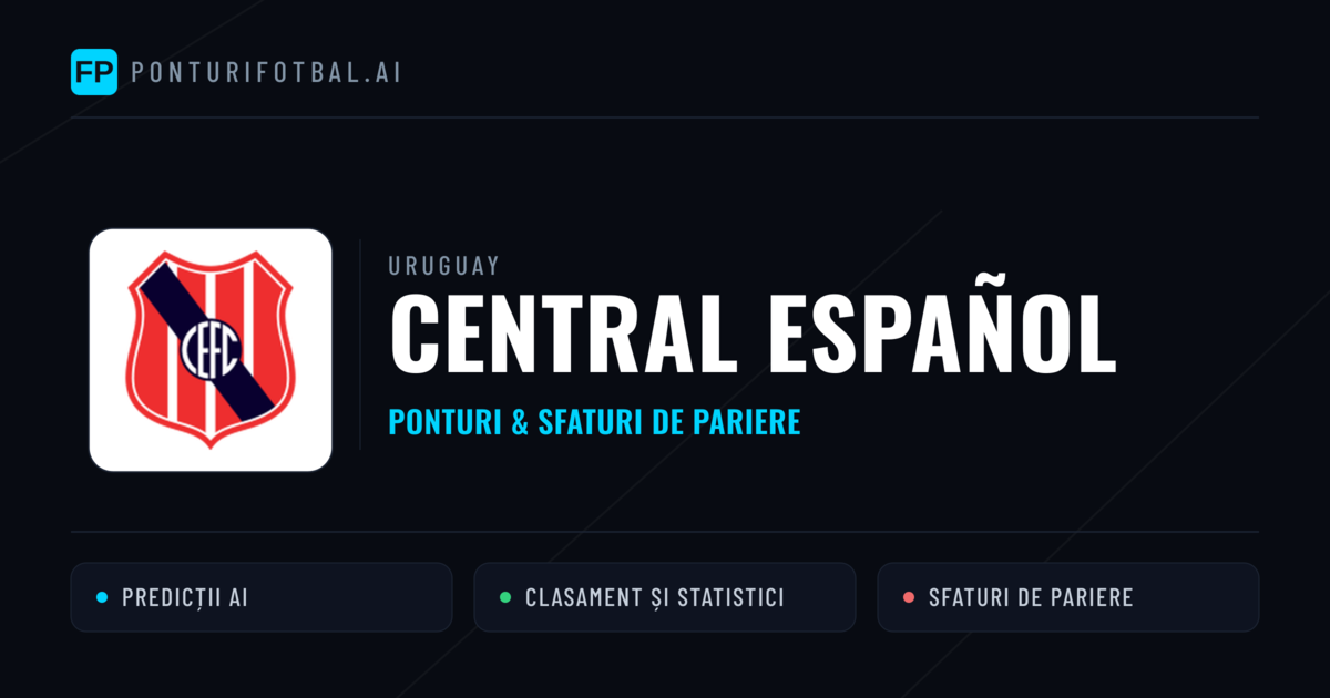 Central Español Ponturi și statistici