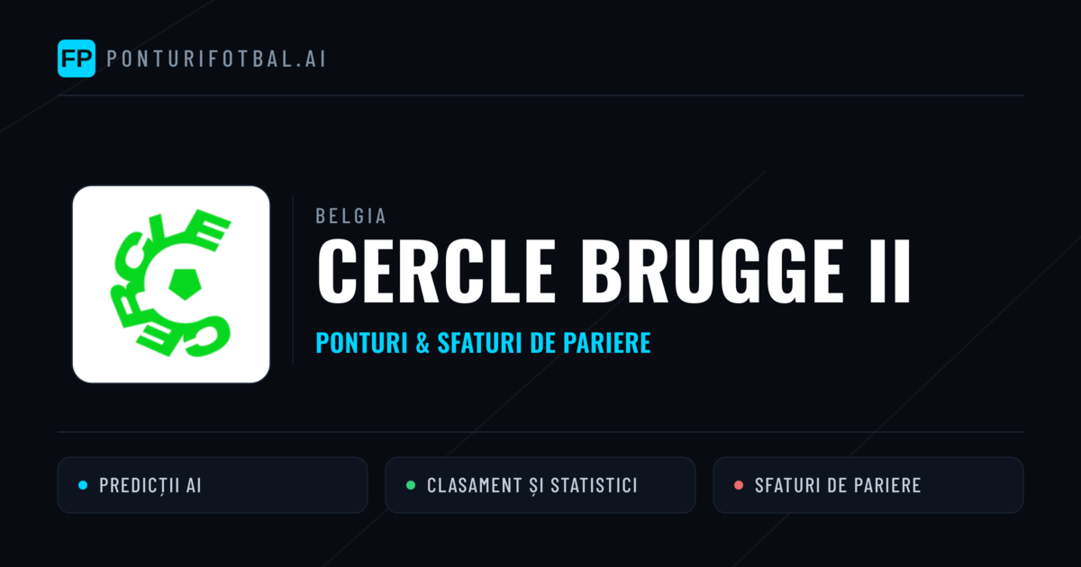 Cercle Brugge II Ponturi și statistici