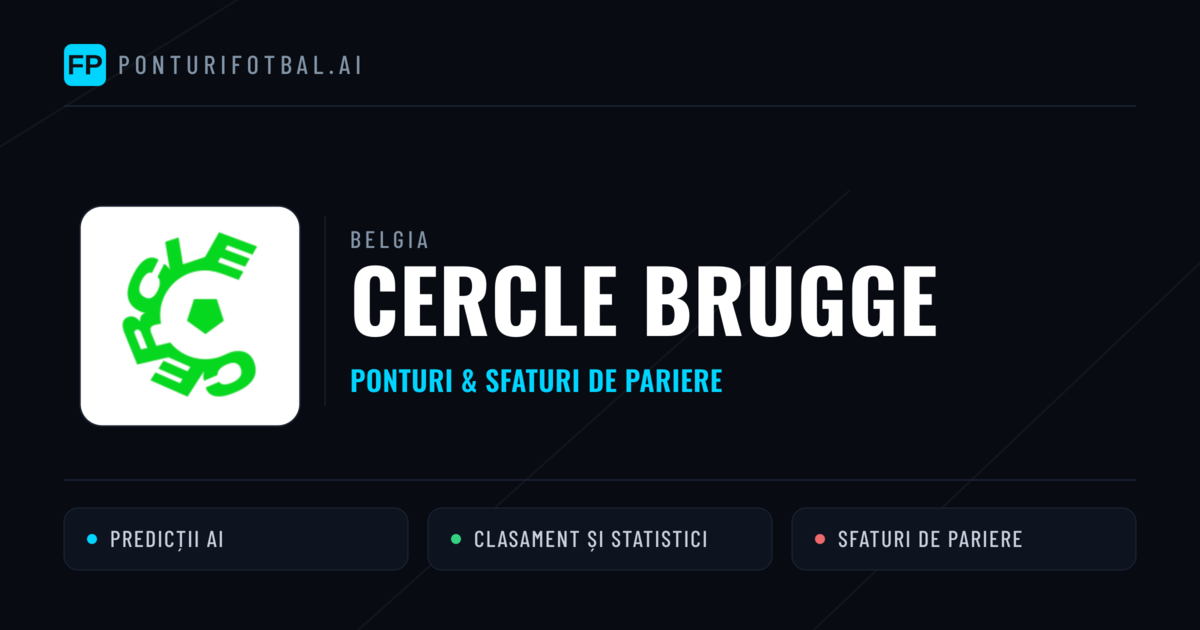 Cercle Brugge Ponturi și statistici